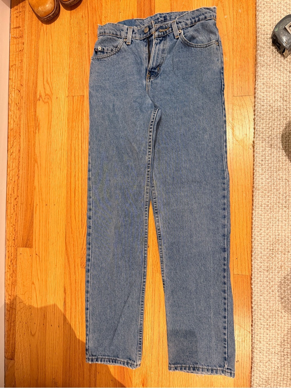 Ralph Lauren Straight Leg Light Blue Denim Jeans